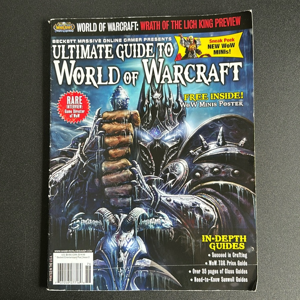 World of Warcraft Ultimate Guide (2008) - Online Gaming, RPG, Magazine, Book